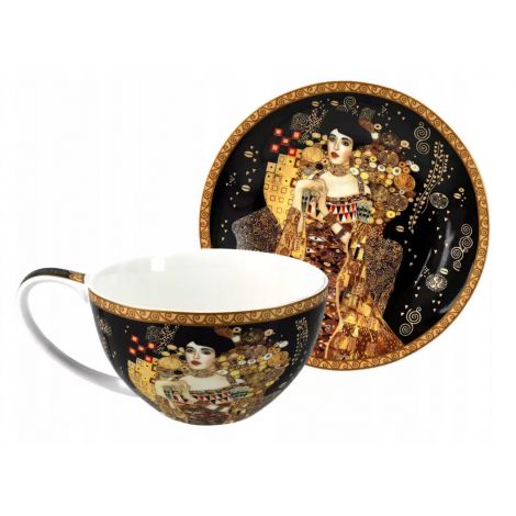 Filiżanka Carmani 360ml ze spodkiem - G. Klimt, Adela
